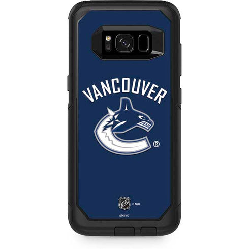 NHL Vancouver Canucks Solid Background Otterbox Commuter Galaxy Skin