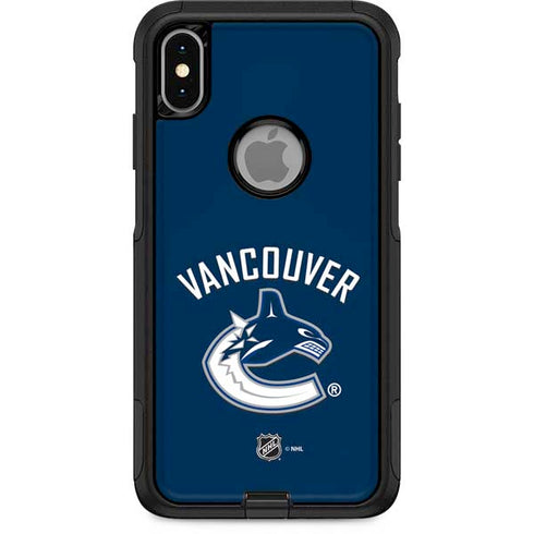 NHL Vancouver Canucks Solid Background Otterbox Commuter iPhone Skin