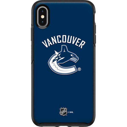 NHL Vancouver Canucks Solid Background Otterbox Symmetry iPhone Skin