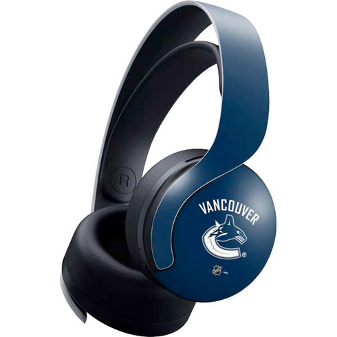 NHL Vancouver Canucks Solid Background PULSE 3D Wireless Headset for PS5 Skin