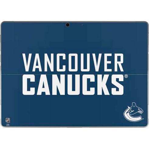 NHL Vancouver Canucks Solid Background Surface Pro 8 Skin