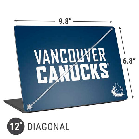 NHL Vancouver Canucks Solid Background Universal Laptop 12in (9.8 x 6.8in) Skin