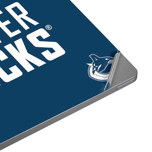NHL Vancouver Canucks Solid Background Universal Laptop 16.6in (13.4 x 9.7in) Skin