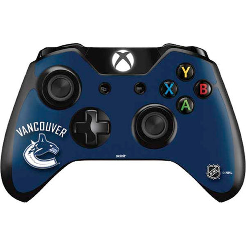 NHL Vancouver Canucks Solid Background Xbox One Controller Skin