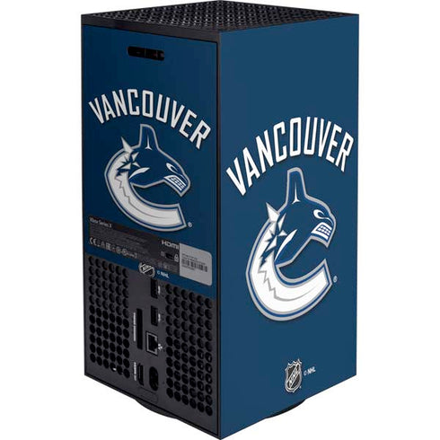 NHL Vancouver Canucks Solid Background Xbox Series X Bundle Skin