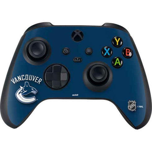 NHL Vancouver Canucks Solid Background Xbox Series X Bundle Skin