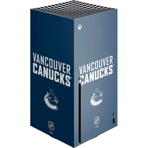 NHL Vancouver Canucks Solid Background Xbox Series X Console Skin