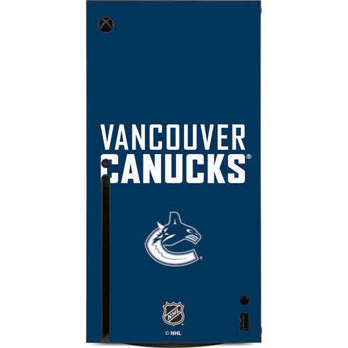 NHL Vancouver Canucks Solid Background Xbox Series X Console Skin
