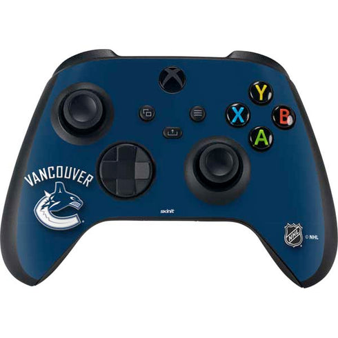 NHL Vancouver Canucks Solid Background Xbox Series X Controller Skin