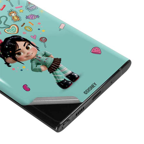 Disney Wreck-it Ralph Vanellope Sugar Icons Galaxy Note 10 Skin