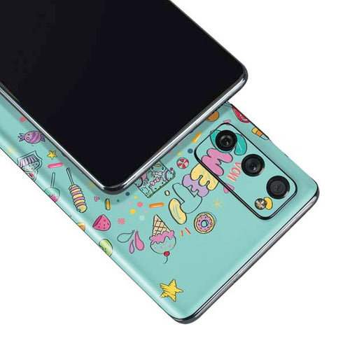 Disney Wreck-it Ralph Vanellope Sugar Icons Galaxy S20 Fan Edition Skin