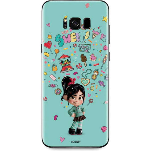 Disney Wreck-it Ralph Vanellope Sugar Icons Galaxy S8 Plus Skin