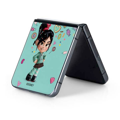 Disney Wreck-it Ralph Vanellope Sugar Icons Galaxy Z Flip5 5G Skin