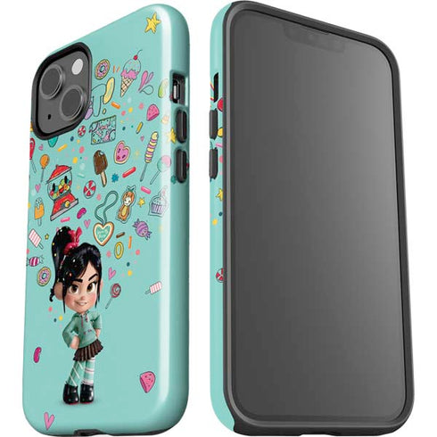 Disney Wreck-it Ralph Vanellope Sugar Icons iPhone 15 Impact Case