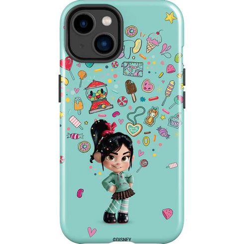 Disney Wreck-it Ralph Vanellope Sugar Icons iPhone 15 Impact Case