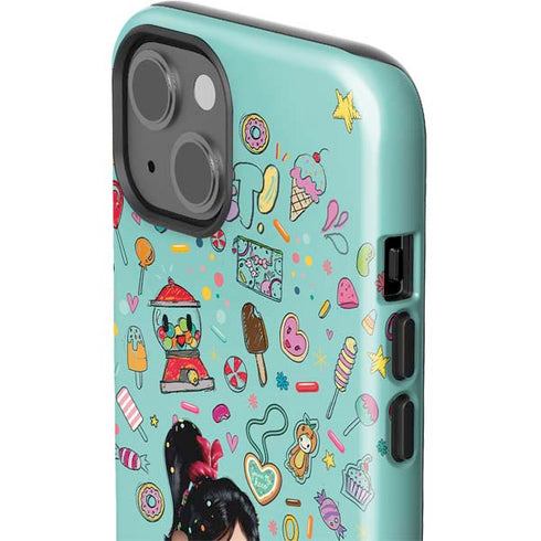 Disney Wreck-it Ralph Vanellope Sugar Icons iPhone 15 Impact Case