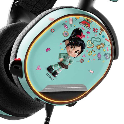 Disney Wreck-it Ralph Vanellope Sugar Icons SteelSeries Arctis 3 Skin