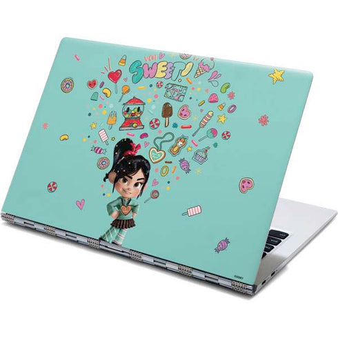 Disney Wreck-it Ralph Vanellope Sugar Icons Yoga 910 2-in-1 14in Touch-Screen Skin