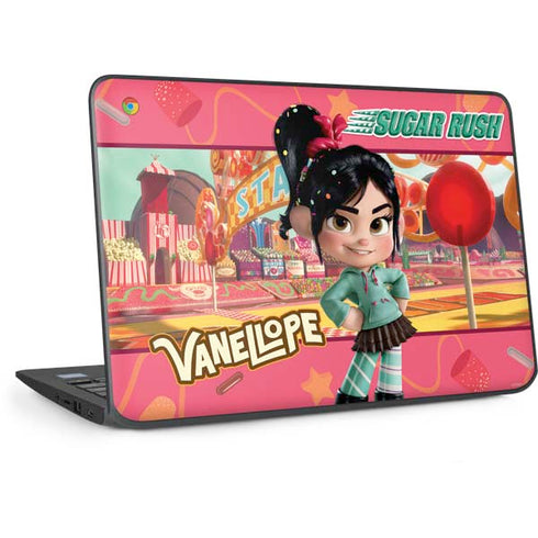 Disney Wreck-it Ralph Vanellope Sugar Rush HP Chromebook Skin