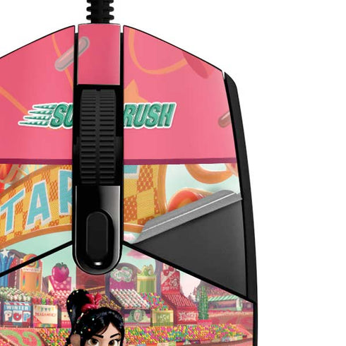 Disney Wreck-it Ralph Vanellope Sugar Rush G203 Prodigy RGB Wired Gaming Mouse Skin
