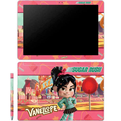 Disney Wreck-it Ralph Vanellope Sugar Rush Galaxy Book 12in Skin