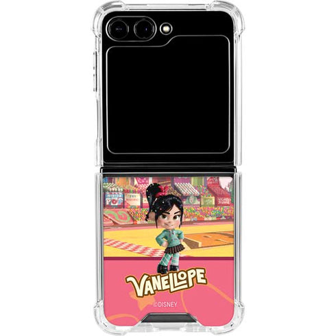 Disney Wreck-it Ralph Vanellope Sugar Rush Galaxy Z Flip5 5G Clear Case