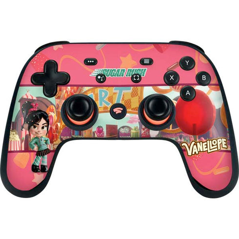 Disney Wreck-it Ralph Vanellope Sugar Rush Google Stadia Controller Skin
