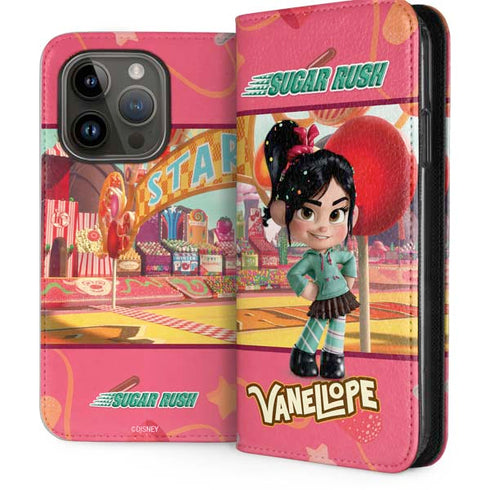 Disney Wreck-it Ralph Vanellope Sugar Rush iPhone 15 Pro Folio Case