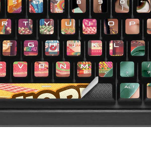 Disney Wreck-it Ralph Vanellope Sugar Rush K95 RGB PLATINUM Mechanical Gaming Keyboard Skin