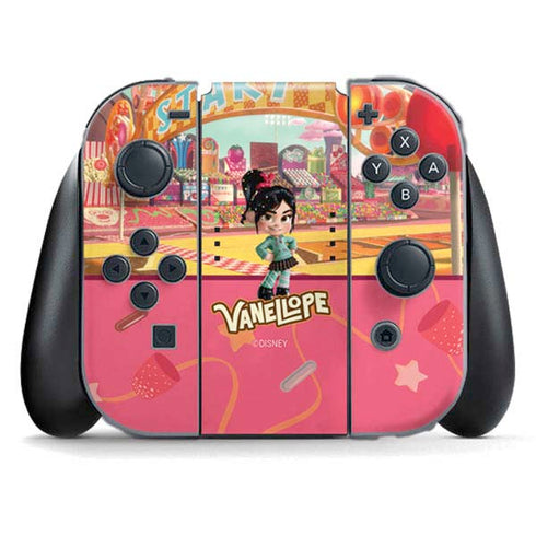Disney Wreck-it Ralph Vanellope Sugar Rush Nintendo Switch (2017-2021) Joy-Con Controller Skin