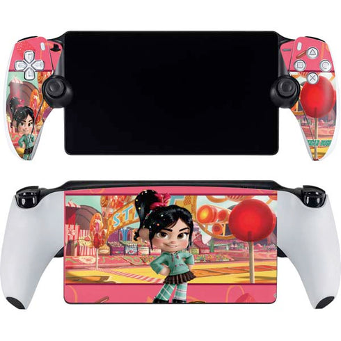 Disney Wreck-it Ralph Vanellope Sugar Rush PlayStation Portal Remote Player Skin