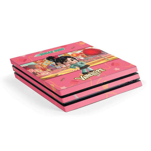 Disney Wreck-it Ralph Vanellope Sugar Rush PS4 Pro Console Skin