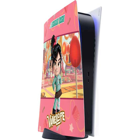 Disney Wreck-it Ralph Vanellope Sugar Rush PS5 Digital Edition Console Skin