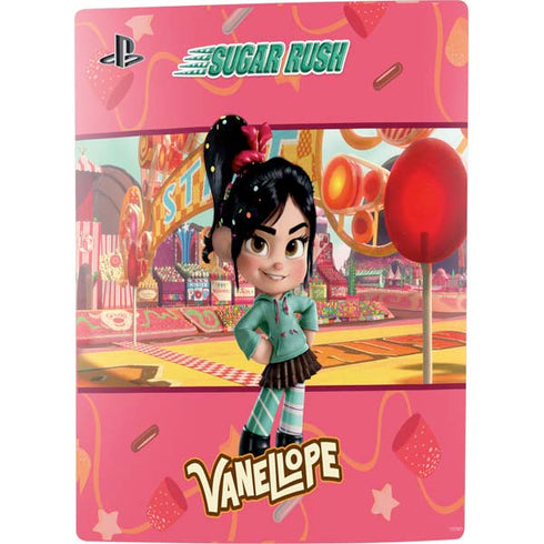 Disney Wreck-it Ralph Vanellope Sugar Rush PS5 Digital Edition Console Skin