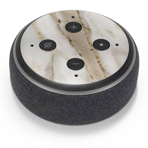 Vanilla Marble Amazon Echo Dot Skin