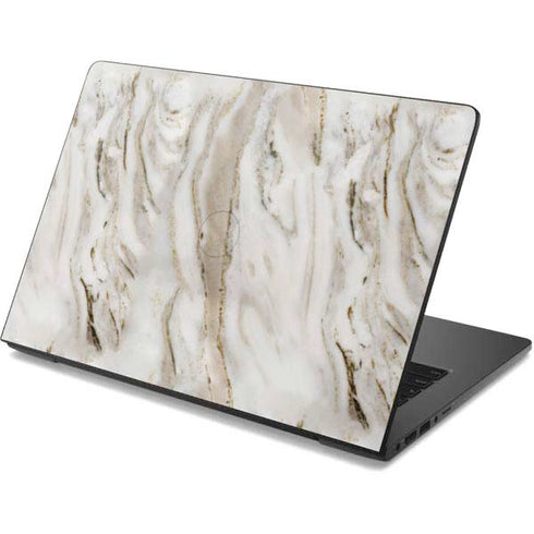 Vanilla Marble Dell Chromebook Skin