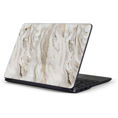 Vanilla Marble Samsung Chromebook Skin