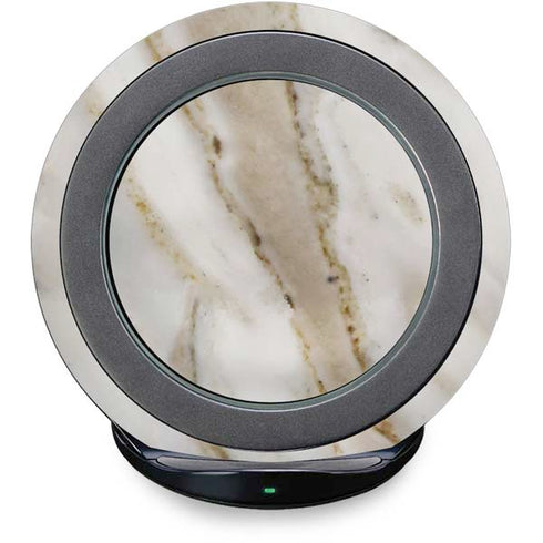 Vanilla Marble Fast Charge Wireless Charging Stand Skin