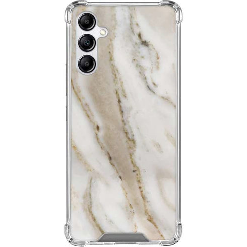 Vanilla Marble Galaxy A15 5G Clear Case