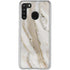 Vanilla Marble Galaxy A21 Clear Case