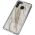 Vanilla Marble Galaxy A21 Clear Case