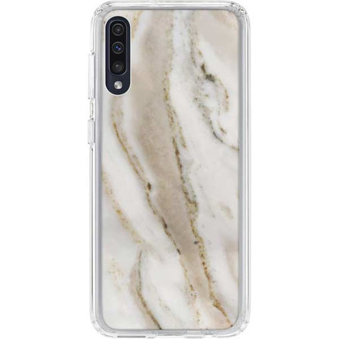 Vanilla Marble Galaxy A50 Clear Case