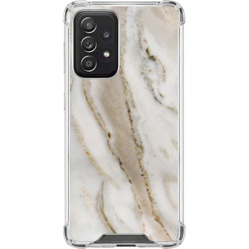 Vanilla Marble Galaxy A52 5G Clear Case