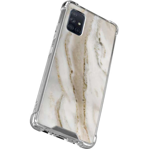 Vanilla Marble Galaxy A71 5G Clear Case
