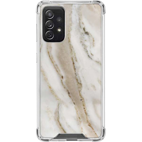 Vanilla Marble Galaxy A72 5G Clear Case