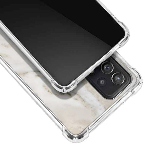 Vanilla Marble Galaxy A72 5G Clear Case