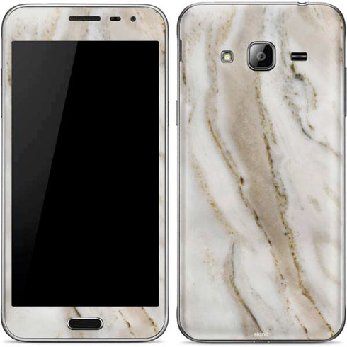 Vanilla Marble Galaxy J3 Skin