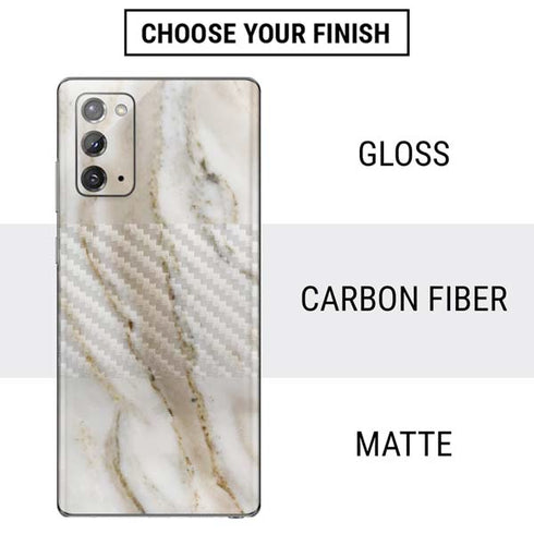Vanilla Marble Galaxy Note20 5G Skin