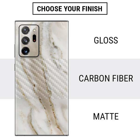 Vanilla Marble Galaxy Note20 Ultra 5G Skin