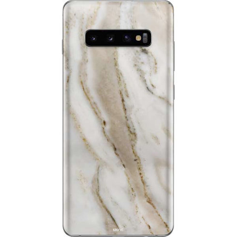 Vanilla Marble Galaxy S10 Plus Skin
